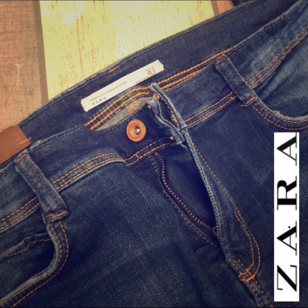 ZARA Destructed Denim
